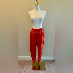 Fabletics orange Track Pants